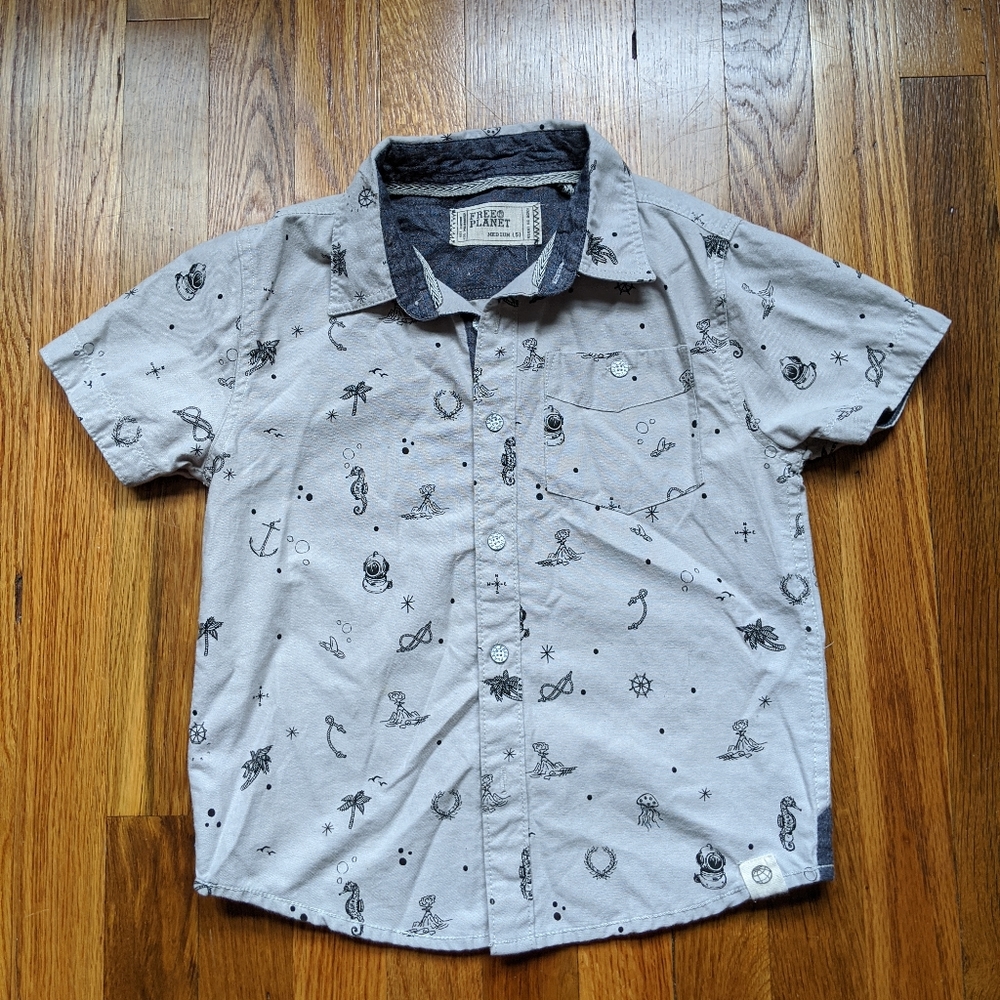 Youth button up shirt